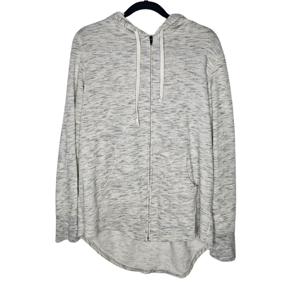 The Boyfriend Hoodie Heather Gray Neutral Oversized Relaxed Fit Womens Size XL